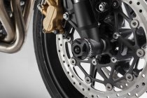 Slider set for front axle Black. Street Triple (12-) / Rx, Daytona (13-).