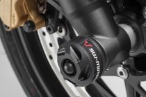 Slider set for front axle Black. Street Triple (12-) / Rx, Daytona (13-).