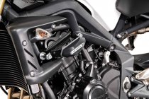 Slider set for frame Black. Triumph Street Triple 675 (07-12).