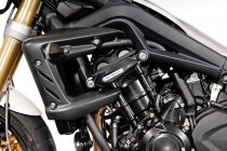 Slider set for frame Black. Triumph Street Triple 675 (07-12).