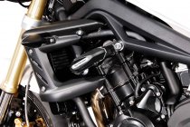 Slider set for frame Black. Triumph Street Triple 675 (07-12).