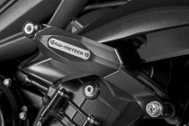 Slider set for frame Black. Triumph Street Triple (12-) / Rx (15-).