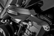 Slider set for frame Black. Triumph Street Triple (12-) / Rx (15-).
