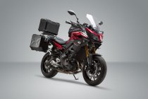 Adventure set Luggage Silver. Yamaha MT-09 Tracer (14-18).