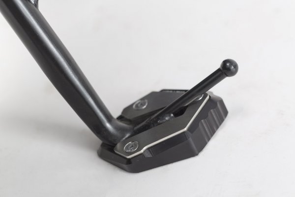 Extension for side stand foot Black/Silver. Yamaha MT-09 (13-).