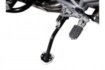 Extension for side stand foot Black/Silver. BMW R1200GS / R1200GS Adventure.