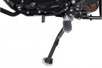 Extension for side stand foot Black/Silver. BMW F650GS/F800GS, Husqvarna TR650