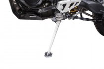 Extension for side stand foot Black/Silver. Triumph Tiger 800 models (10-17).