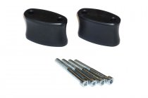 Mirror extension Profile. Black. Honda Deauville NTV700 (06-).