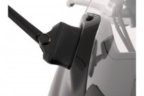 Mirror extension Profile. Black. Suzuki. GSF 650 S. 09-.