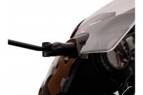 Mirror extension Profile. Black. Suzuki. GSF 650 S. 09-.