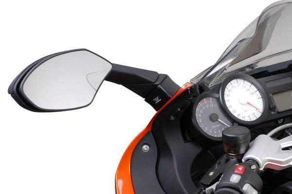 Mirror extension Profile. Black. BMW K 1200 S / K 1300 S.