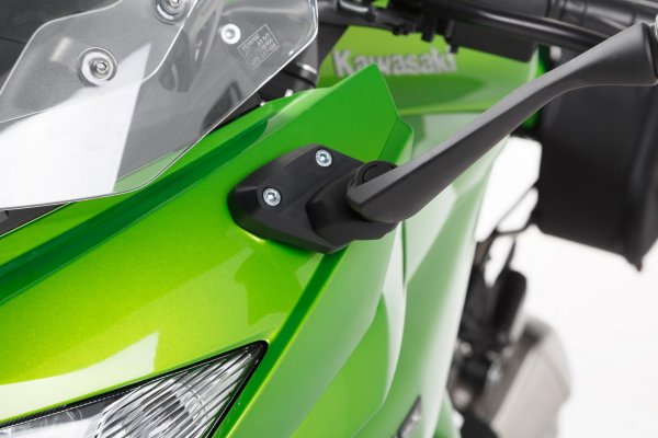 Mirror extension Profile. Black. Kawasaki Z 1000 SX (13-16).