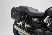 Legend Gear side bag system LC Black Edition Triumph Street Twin/Cup 900, Thruxton TFC.