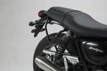 Legend Gear side bag system LC Black Edition Triumph Street Twin/Cup 900, Thruxton TFC.