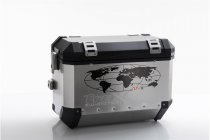 TRAX EVO M/L globe sticker For TRAX EVO side case. Black.