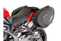 BLAZE H saddlebag set Black/Grey. Triumph Speed Triple 1050 / R (10-15).