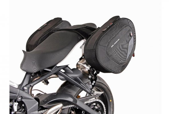 BLAZE H saddlebag set Black/Grey. Street Triple 675 (07-12) / R (08-11).
