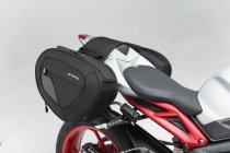 BLAZE H saddlebag set Black/Grey.Street Triple (15-), Daytona 675 (13-).