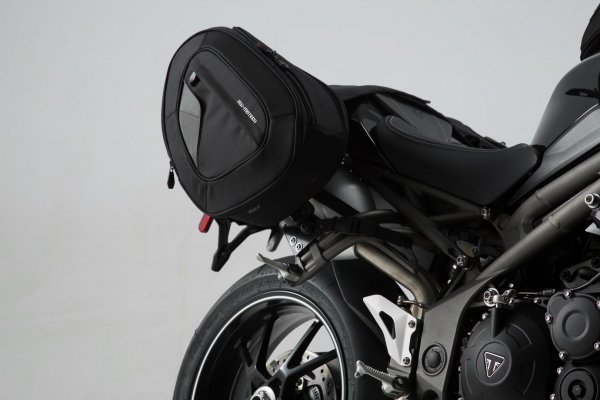 BLAZE H saddlebag set Black/Grey. Triumph Speed Triple S / R (15-17).