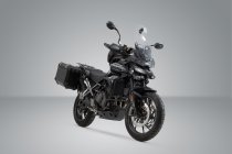 TRAY ION aluminum case system Black. 45/37 l. Triumph Tiger 900/GT/Rally/Pro.