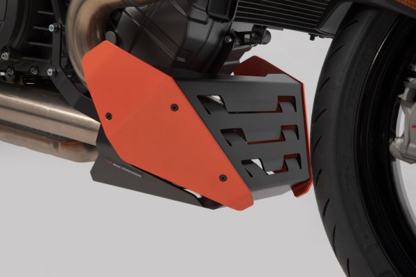 Front spoiler Orange/Black. KTM 1290 Super Duke R (19-).