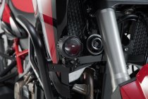 EVO fog light kit Black. Honda CRF1000L/CRF1100L with crash bar.