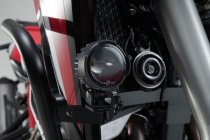EVO high beam kit Black. Honda CRF1000L/CRF1100L with crash bar.