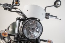 Windscreen Silver. Triumph Street Scrambler 900 (16-).