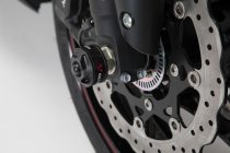 Slider set for front axle Black. Suzuki GSX-S750 (17-).