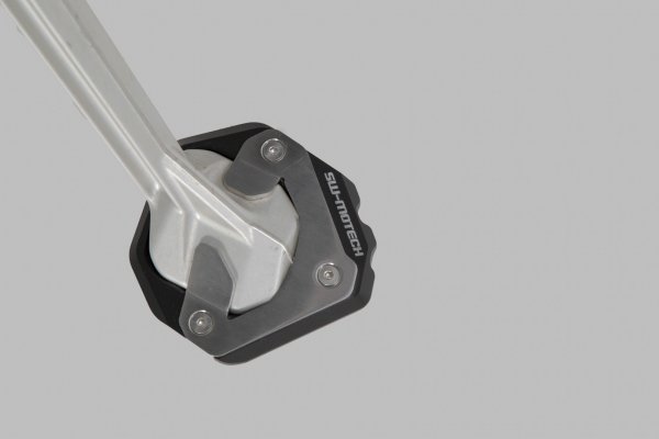 Extension for side stand foot Black/Silver. Yamaha Ténéré 700 (19-).