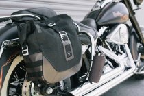 Legend Gear side bag system LC Black Edition Harley Davidson Softail Fat Boy, Breakout.
