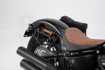 Legend Gear side bag system LC Black Edition Harley Dav. Softail Str. Bob (17-),Standard (20-).