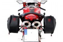 BLAZE saddlebag set Black/Grey.Superbike 848(-13) 1098(-09) 1198(-12).