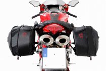 BLAZE saddlebag set Black/Grey.Superbike 848(-13) 1098(-09) 1198(-12).