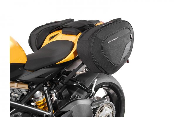 BLAZE H saddlebag set Black/Grey. Ducati 848 Streetfighter (11-).