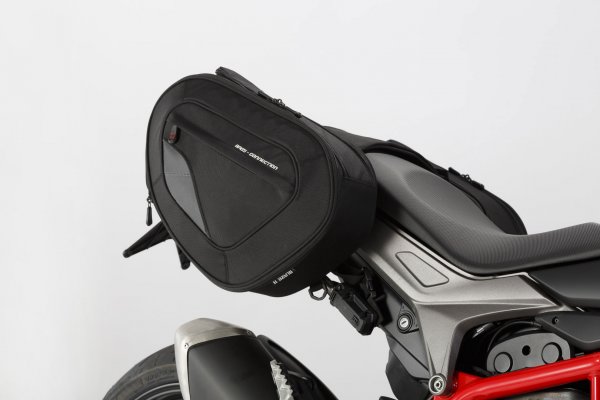 BLAZE H saddlebag set Black/Grey. Hypermotard / Hyperstrada (13-).
