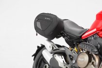 BLAZE H saddlebag set Black/Grey. Ducati Monster 821, 1200 / S.