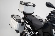 Adventure set Luggage Silver. BMW F 750/850 GS. Stainless steel rack.