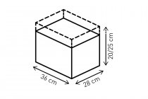 EVO City tank bag 11-15 l. For EVO tank ring. Black/Grey.