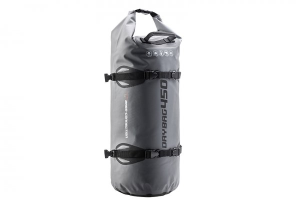 Drybag 450 tail bag 45 l. Grey/Black. Waterproof.