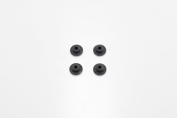 Rubber caps SysBag Black. 4 pieces.
