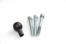 1″ ball for M8 thread For RAM arm. Black.