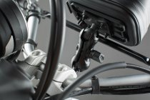 Pivoted socket arm Black. 3 Inch / 7.62 cm.