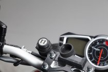 Double USB power port with cable harness 2.000 mA. 12 V.