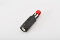 Double USB power port with universal plug For 12V DIN / cigarette lighter socket. 2x2100 mA.