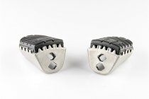 ION footrests Stainless steel. In pairs.