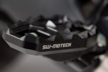 Footrest extension Black. Honda CRF 1000 L Africa Twin (15-17).