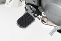 ION footrest kit Silver. Aprilia, BMW, Suzuki models.