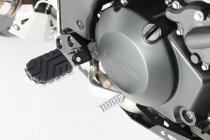 ION footrest kit Silver. Aprilia, BMW, Suzuki models.